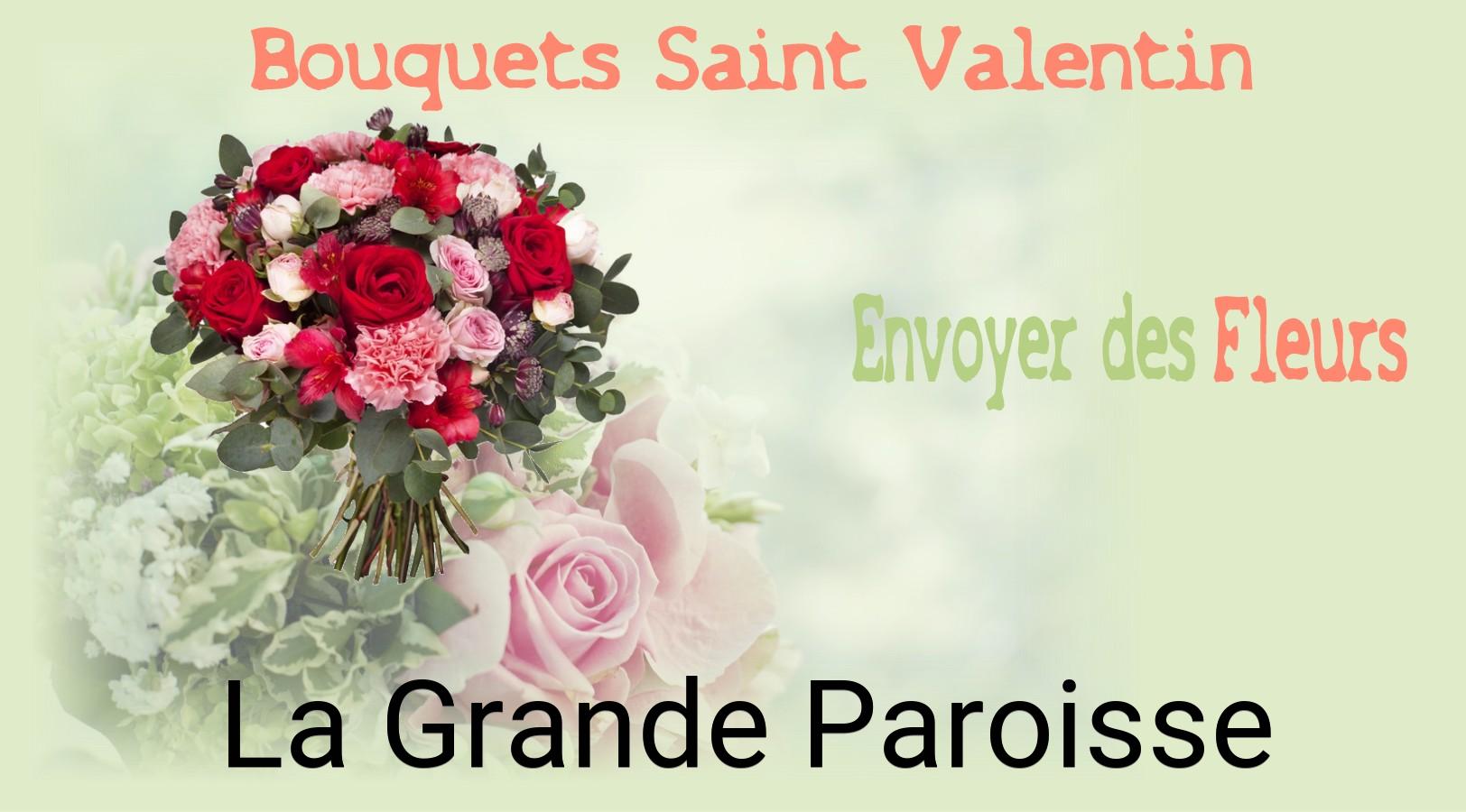 Roses de Saint-Valentin livrées à La Grande-Paroisse